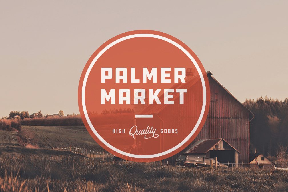 Palmer Market farm branding