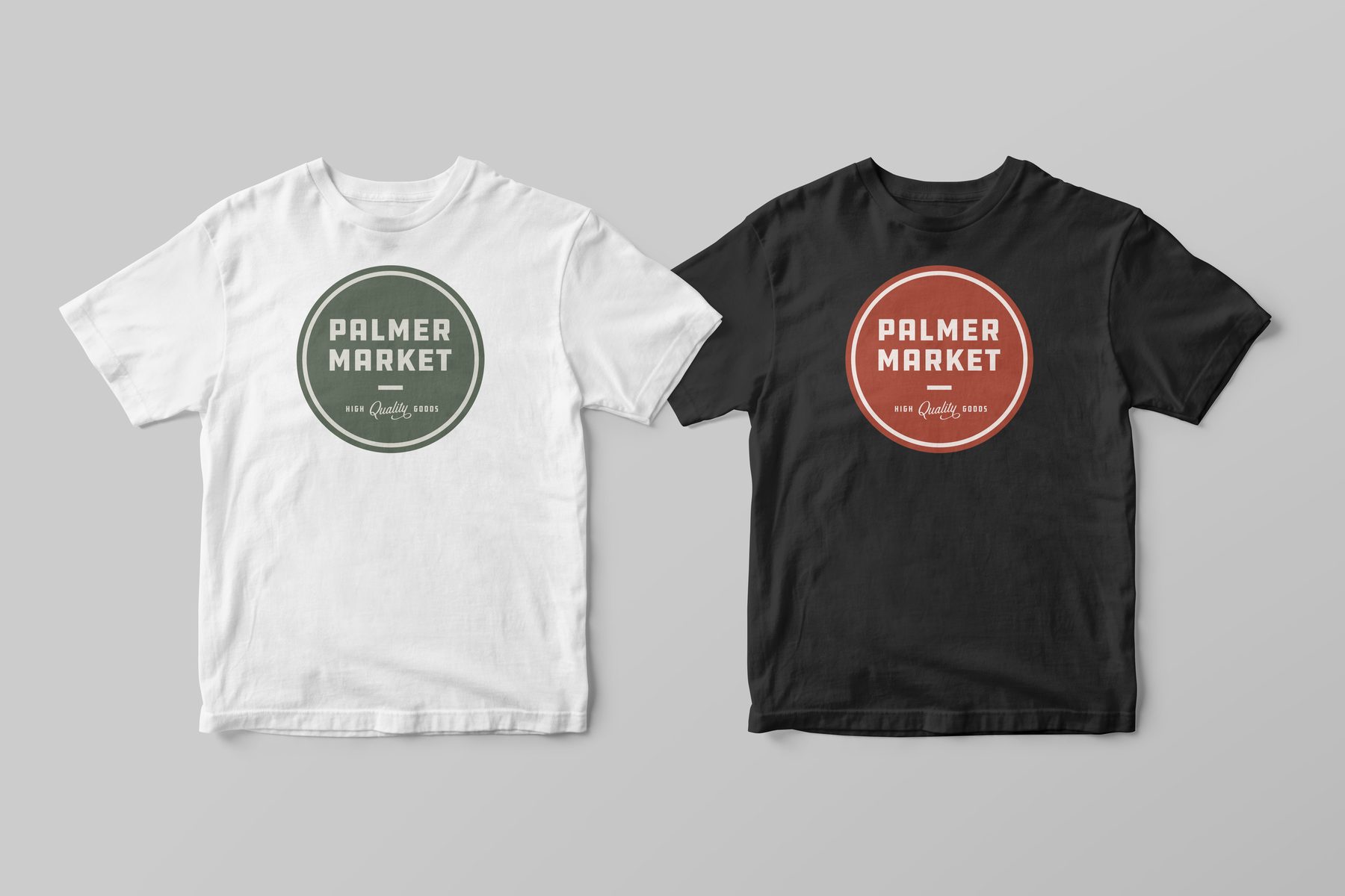 Palmer Market t-shirt mockup
